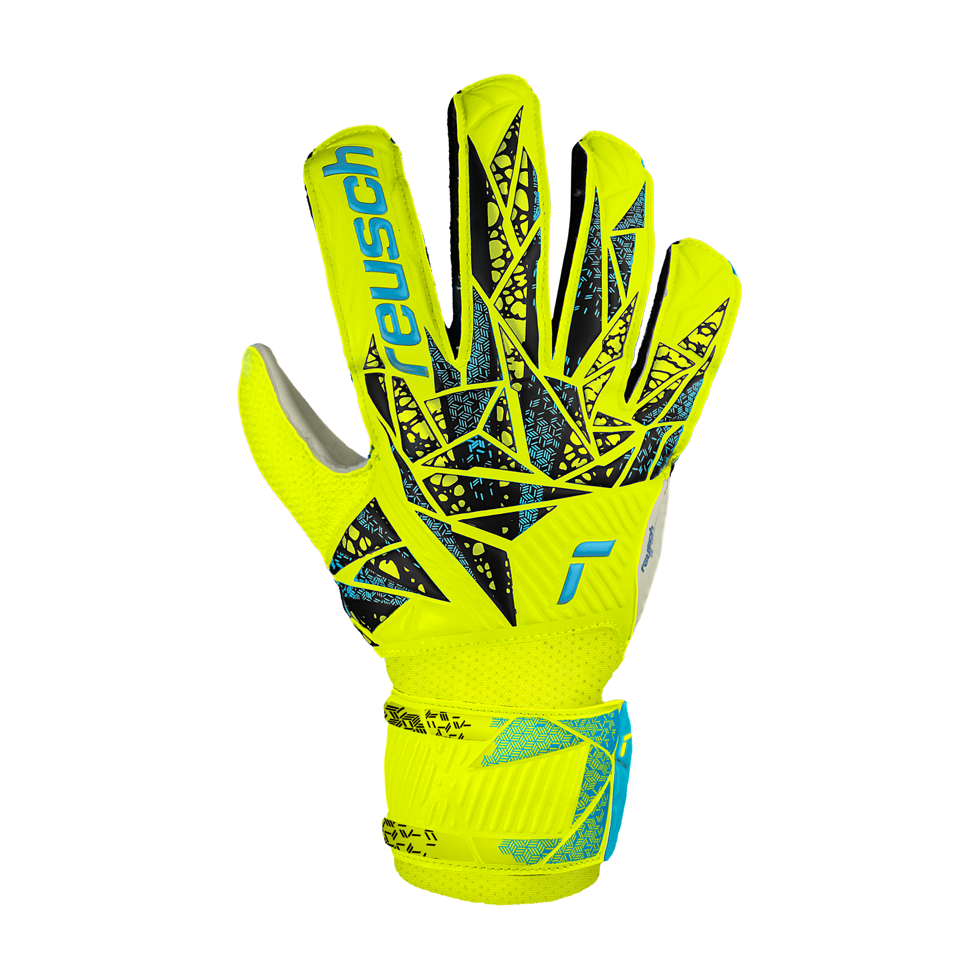Reusch Keepershandschoenen Attrakt Starter Solid Energize - Oranje/Blauw Kids Reusch Keepershandschoenen Attrakt Starter Solid Energize - Oranje/Blauw Kids