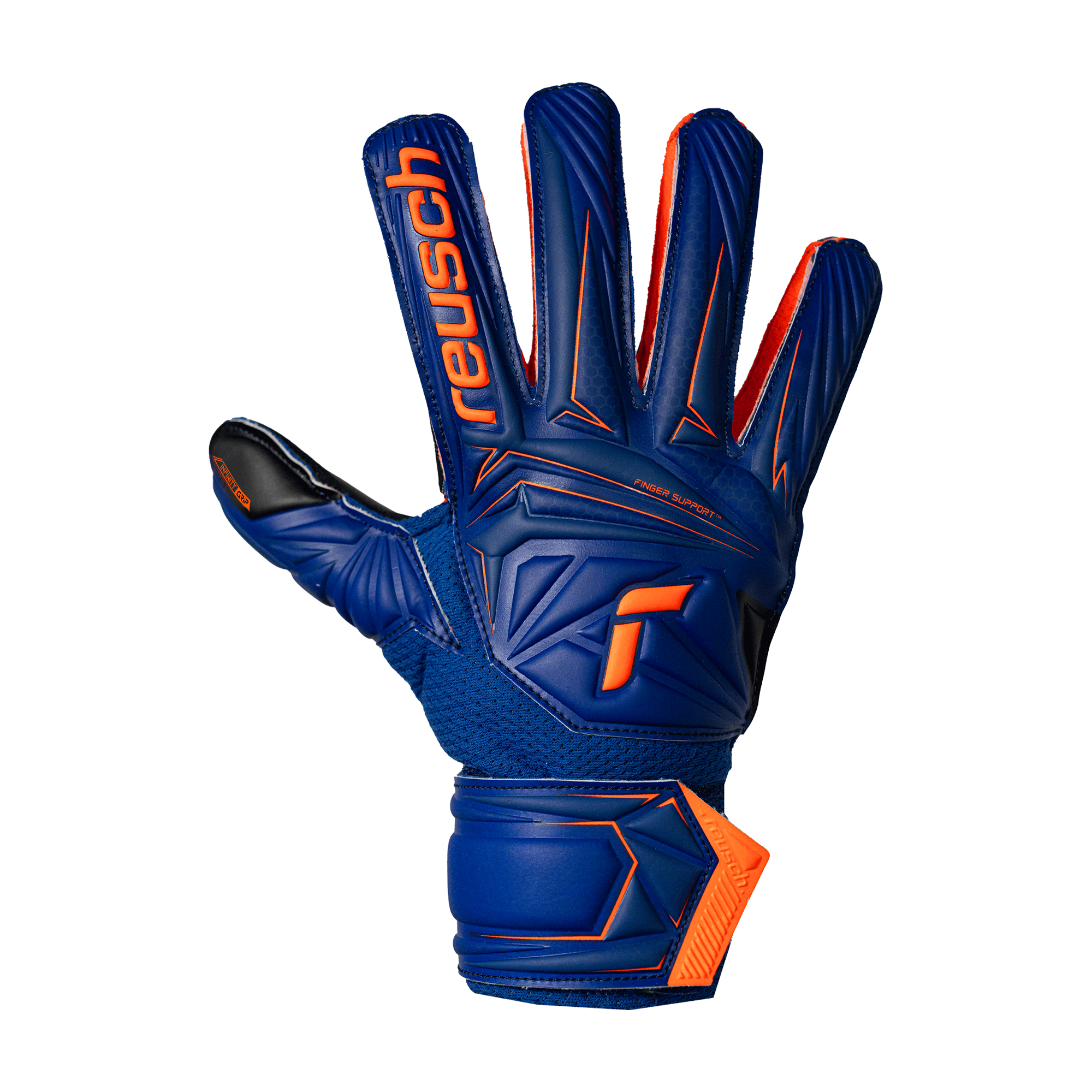 Reusch Attrakt Infinity Finger Support Sharp Blue Reusch Attrakt Infinity Finger Support Sharp Blue