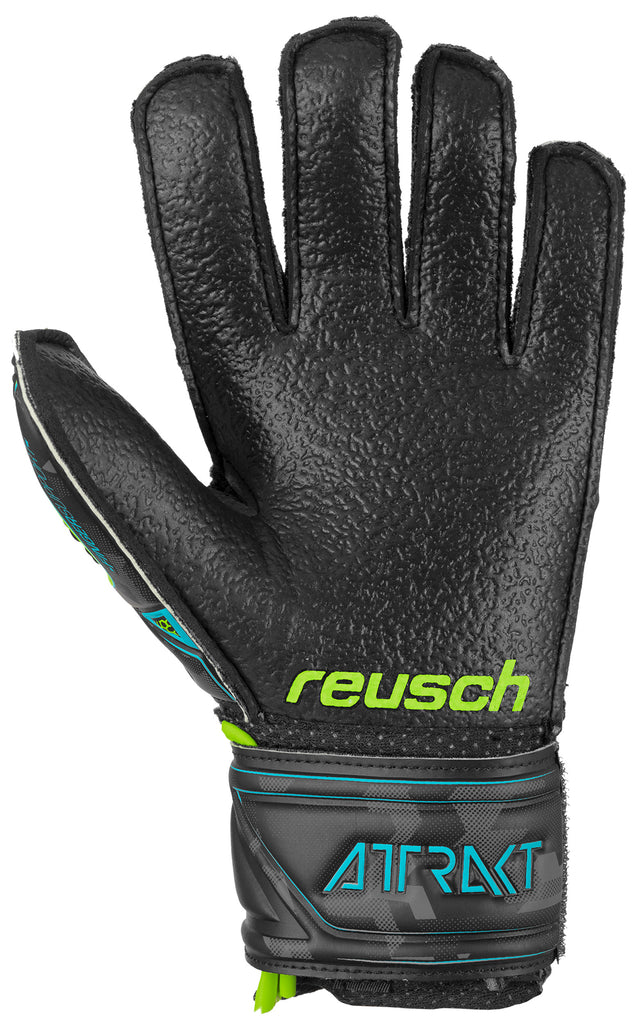 50 72 610 S - Reusch Attrakt RG Open Cuff Finger Support™ Junior - ReuschSoccer
